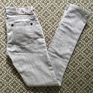 BLANK NYC white black jeans